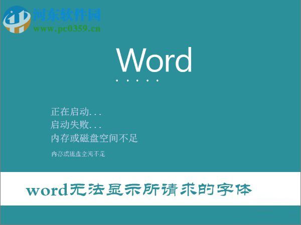 Win10打開Word提示“Word無法顯示所請(qǐng)求的字體”解決方法
