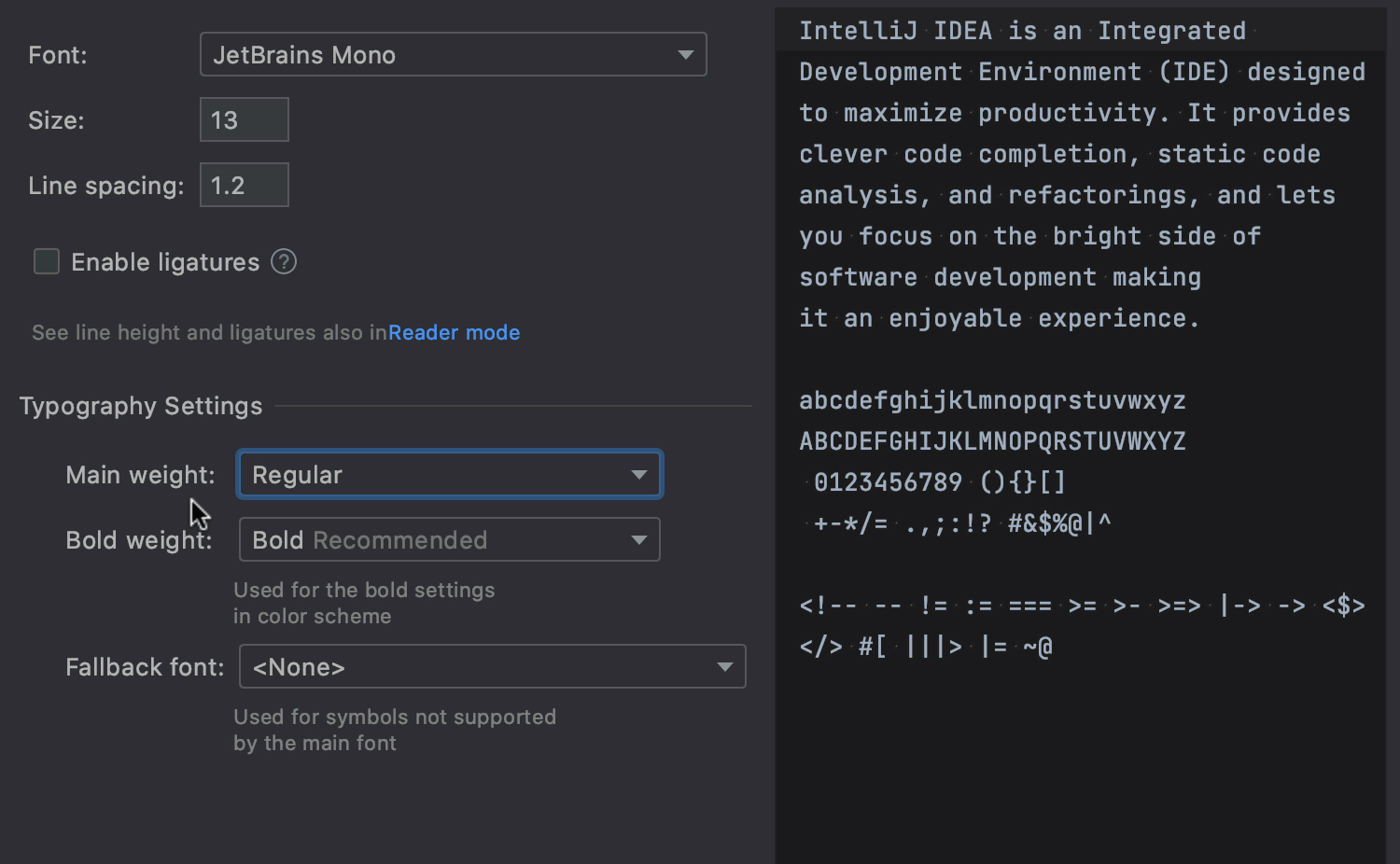 IntelliJ IDEA 2021.1 EAP 4 發布:字體粗細可調整Git commit template 支持