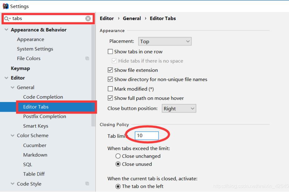 IDEA標簽tabs多行顯示的設置