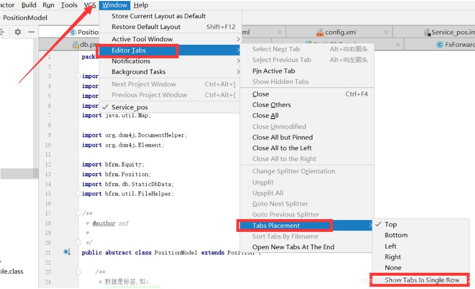 IDEA標簽tabs多行顯示的設置