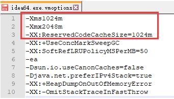 IDEA設(shè)置JVM可分配內(nèi)存大小和其他參數(shù)的教程