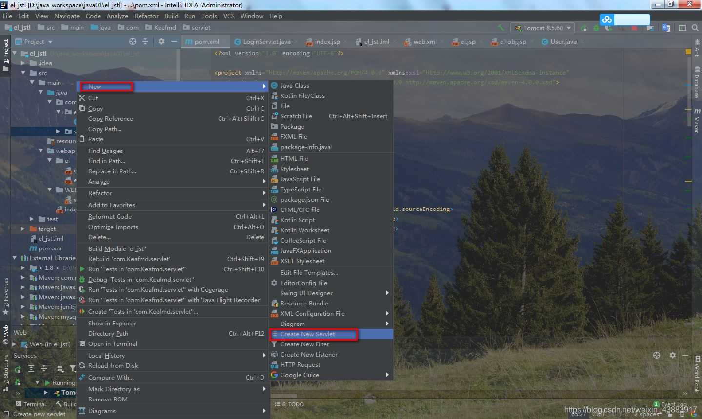 詳解idea文件右鍵創建New沒有Create New Servlet的解決辦法