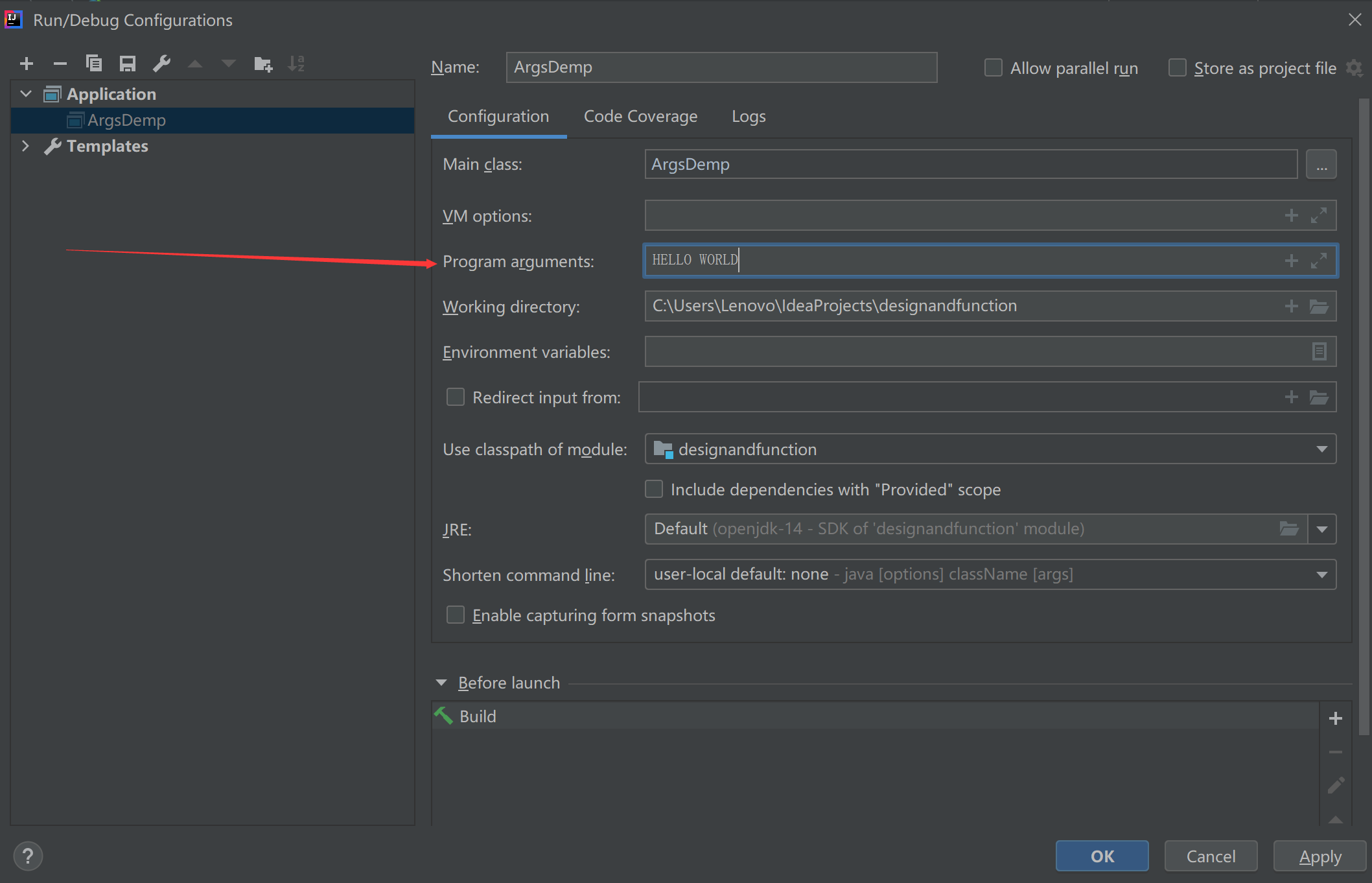 IDEA main主函數(shù)如何添加args變量