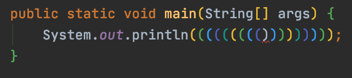 IntelliJ IDEA之高效代碼插件RainBow Brackets詳解