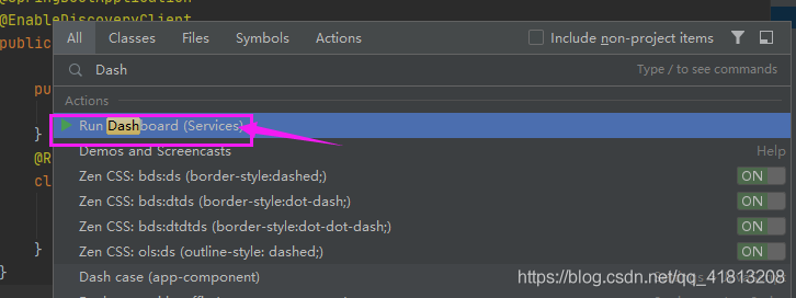 IDEA快速顯示Run DashBoard的圖文詳解