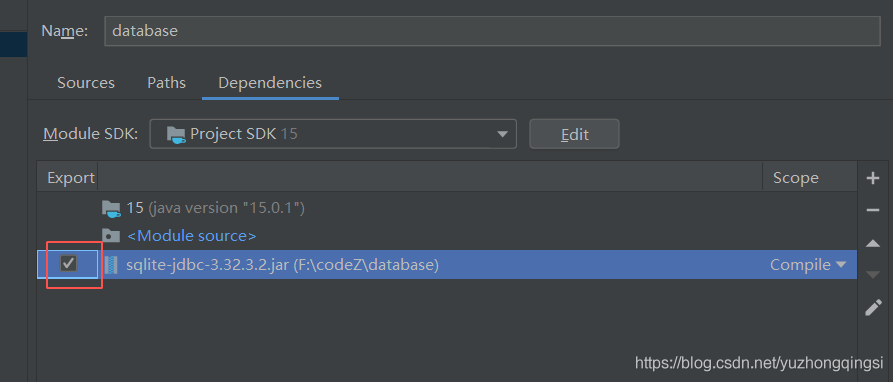 IntellJ Idea 2020版添加sqlite數(shù)據(jù)庫(kù)的方法