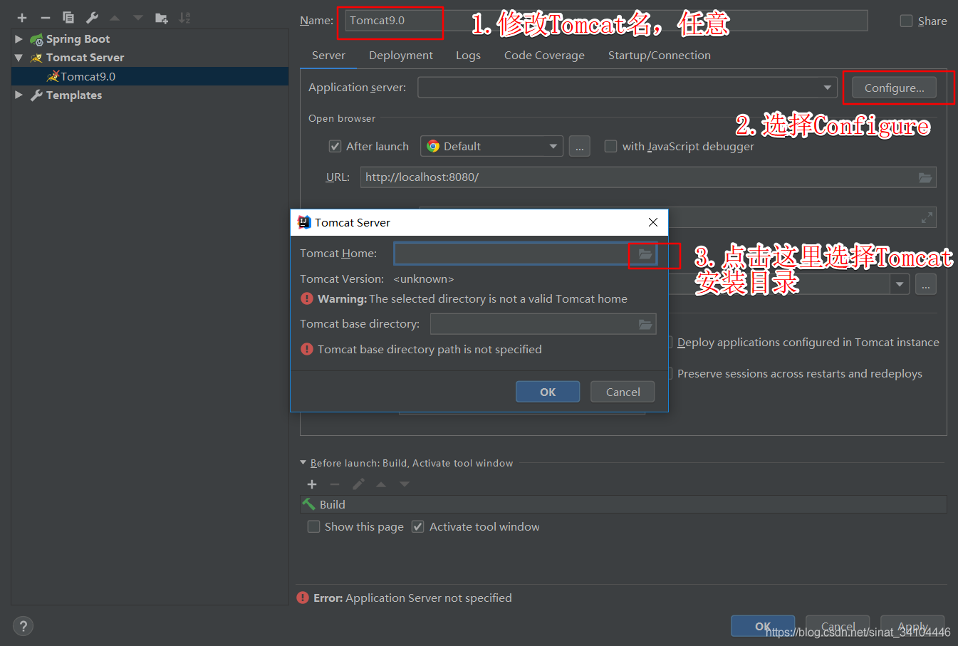 IDEA 配置Tomcat服務器和發布web項目的圖文教程