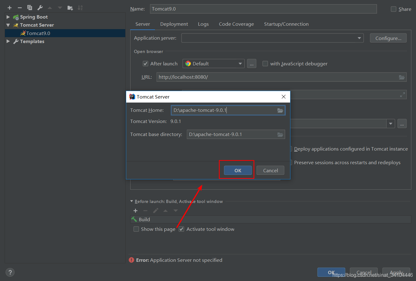 IDEA 配置Tomcat服務器和發布web項目的圖文教程