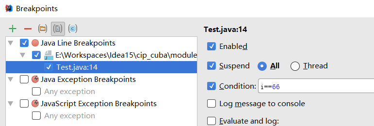 IDEA調(diào)試技巧條件斷點(diǎn)實(shí)現(xiàn)步驟詳解