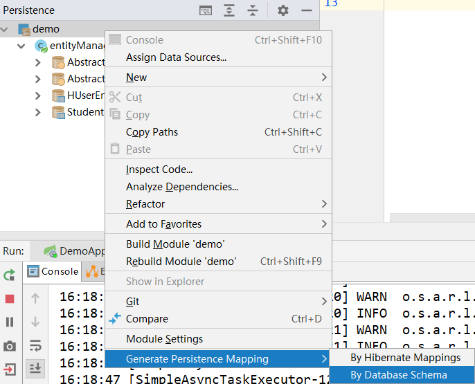 Idea自動生成Entity實現過程詳解