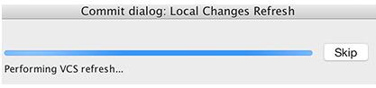 解決idea中svn提交時performing vcs refresh時間很長的問題