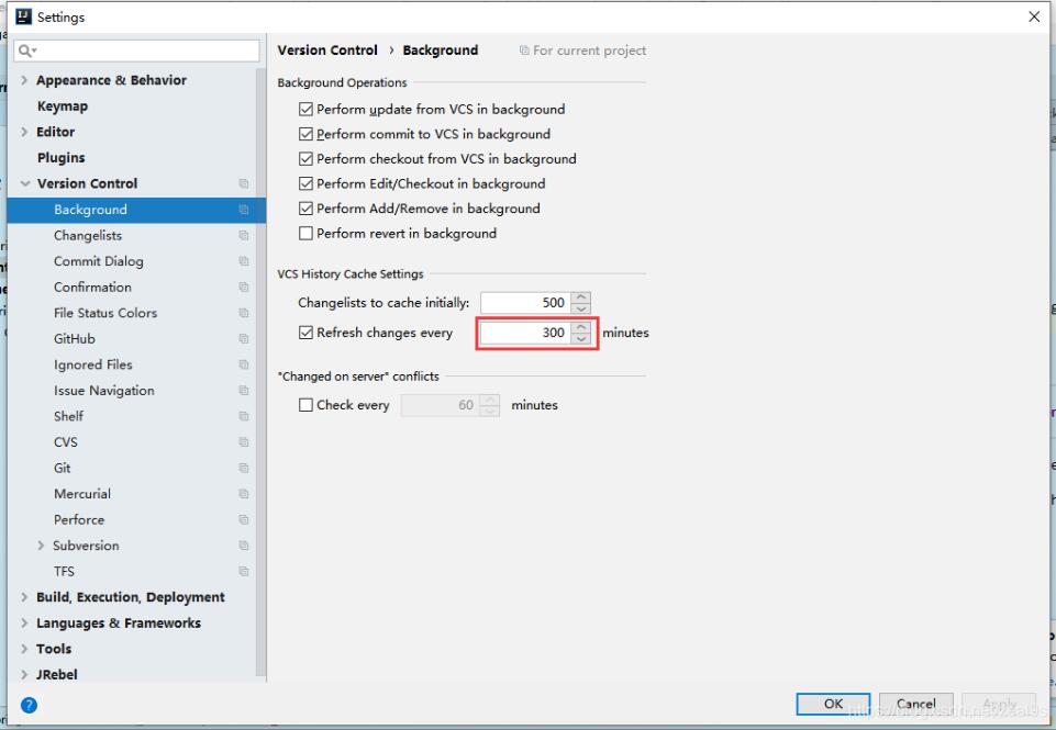 解決idea中svn提交時performing vcs refresh時間很長的問題