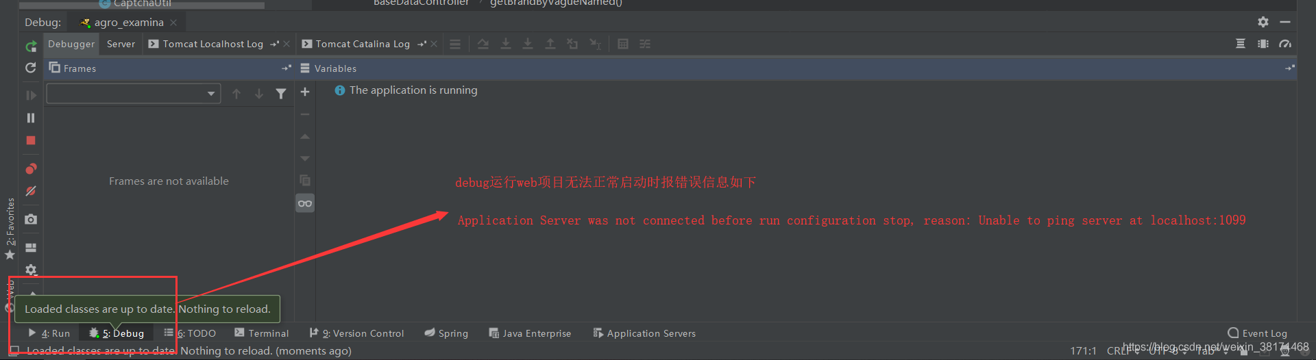 idea 無法debug調試的解決方案