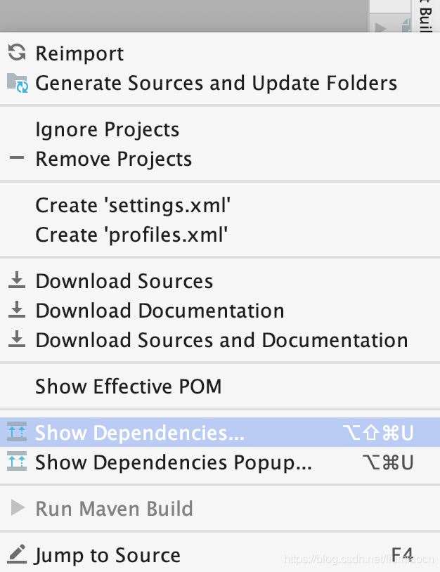 如何在IDEA中查看依賴關系的方法步驟