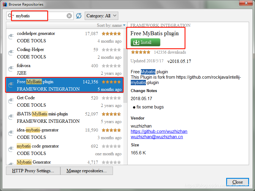 intellij idea中安裝、配置mybatis插件Free Mybatis plugin的教程詳解
