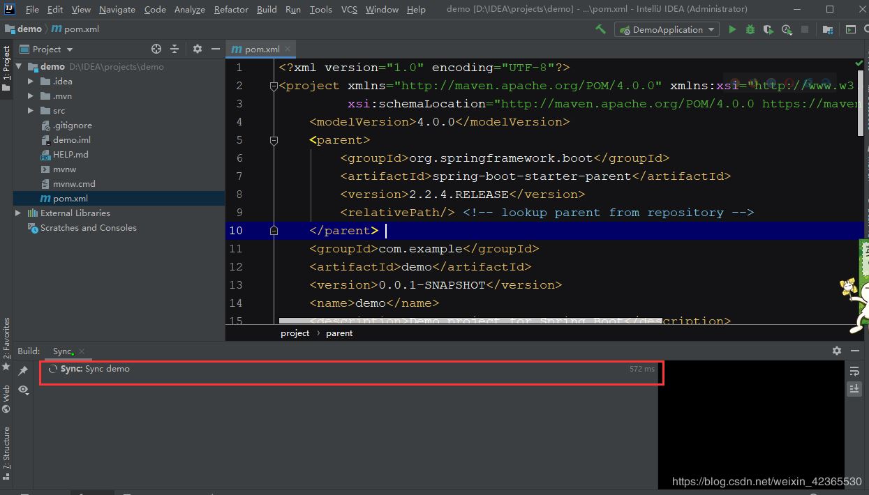 IDEA項目的依賴(pom.xml文件)導入問題及解決