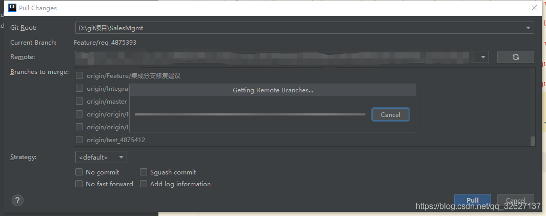 idea手動刷新git分支的詳細教程