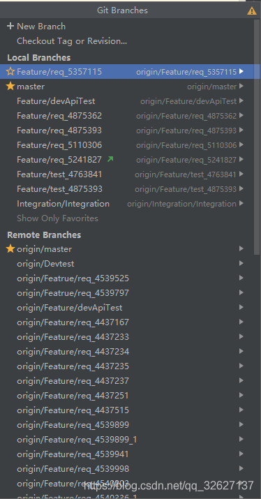 idea手動刷新git分支的詳細教程