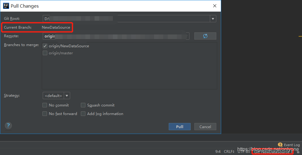 IDEA怎么切換Git分支的實現方法