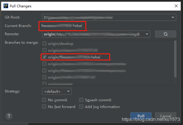 idea+git合并分支解決沖突及詳解步驟