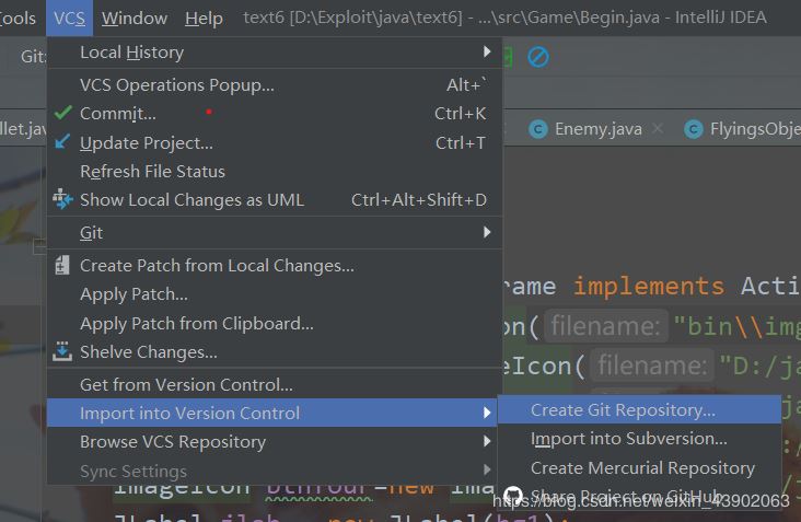 如何把idea中的項(xiàng)目導(dǎo)入github倉庫中(圖文詳解)