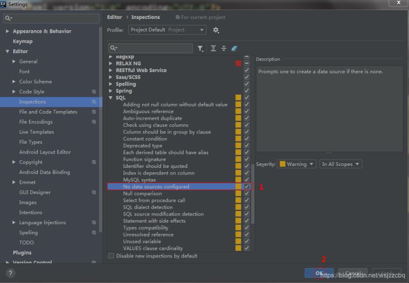 IDEA 去除 mybatis.xml 文件黃色警告的圖文教程