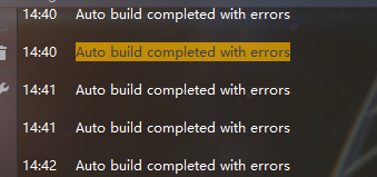 IDEA下Maven的pom文件導入依賴出現Auto build completed with errors的問題
