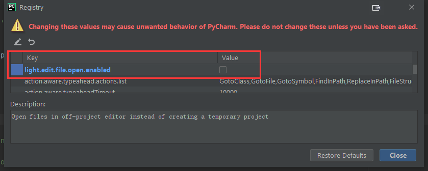 如何禁用IntelliJ IDEA的LightEdit模式(推薦)