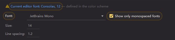 Intellij IDEA官方最完美編程字體Mono使用