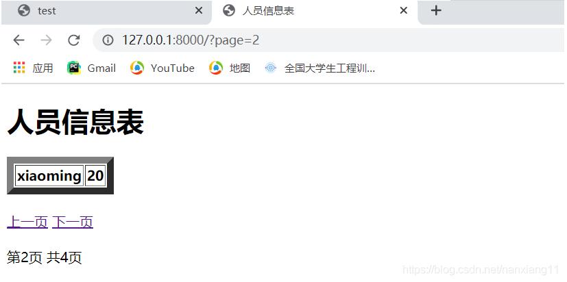 Django實現分頁功能