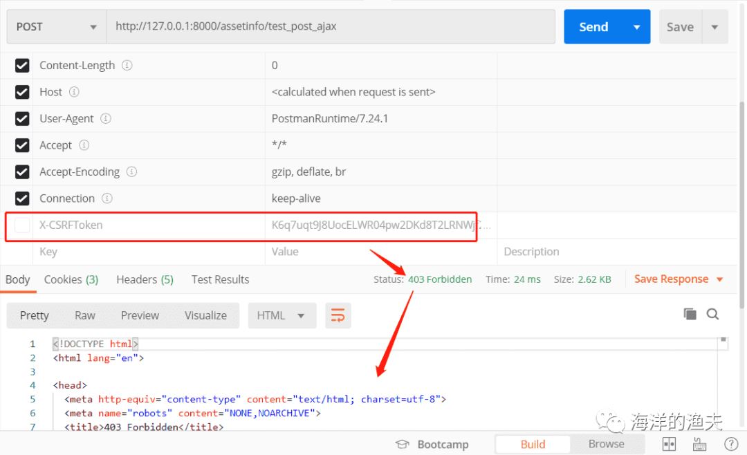 Django前后端分離csrf token獲取方式