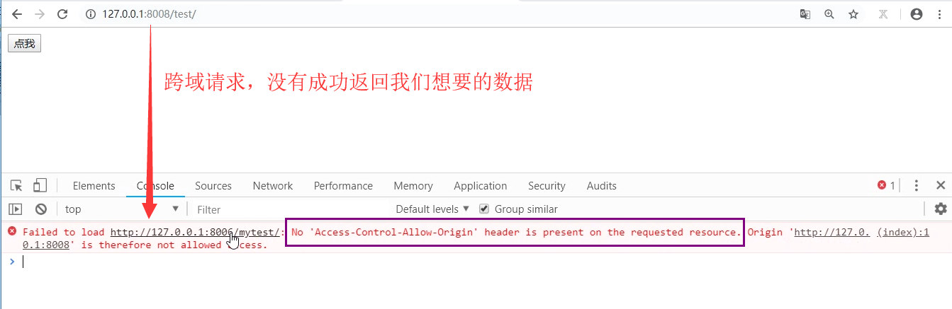 Django跨域請求原理及實現代碼