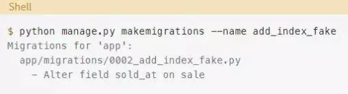 Django如何在不停機的情況下創建索引