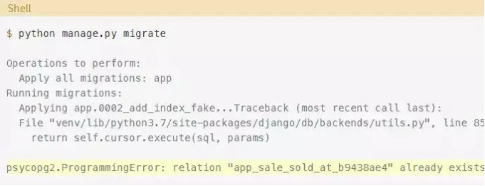 Django如何在不停機的情況下創建索引