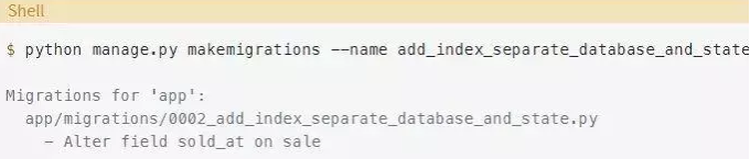 Django如何在不停機的情況下創建索引