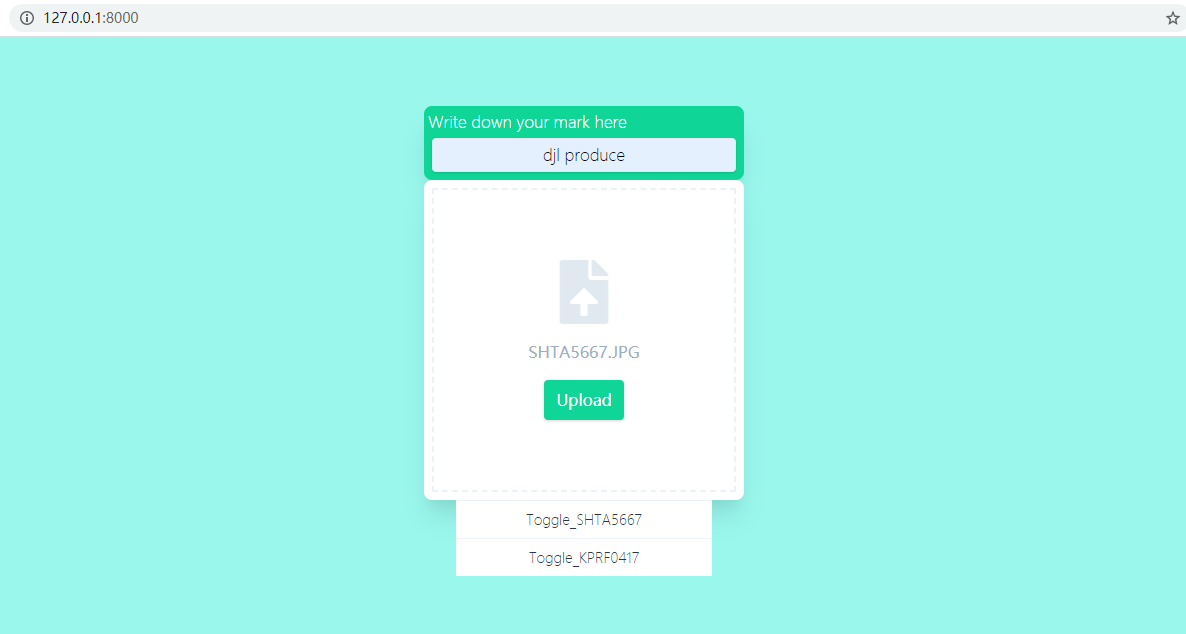 基于django micro搭建網站實現加水印功能