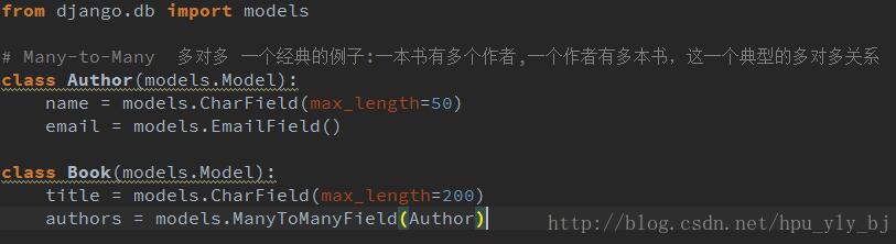 Django 多對多字段的更新和插入數(shù)據(jù)實例