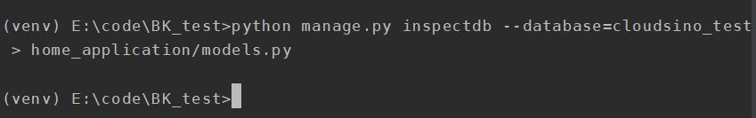 Django多數據庫配置及逆向生成model教程