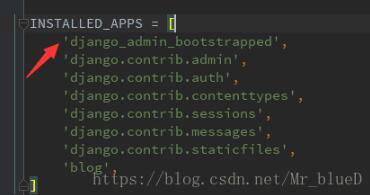 Django+boostrap 美化admin后臺的操作