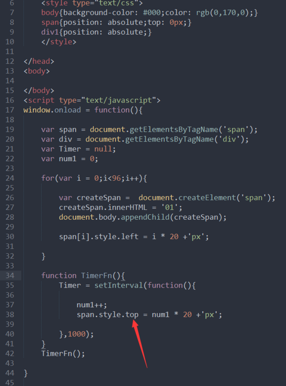 在定時器里的top賦值為何會報錯?謝謝大神