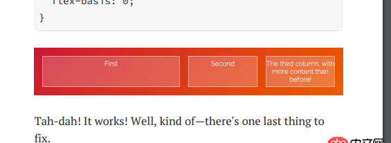 前端 - Flex布局中容器中項目的寬度設置問題？