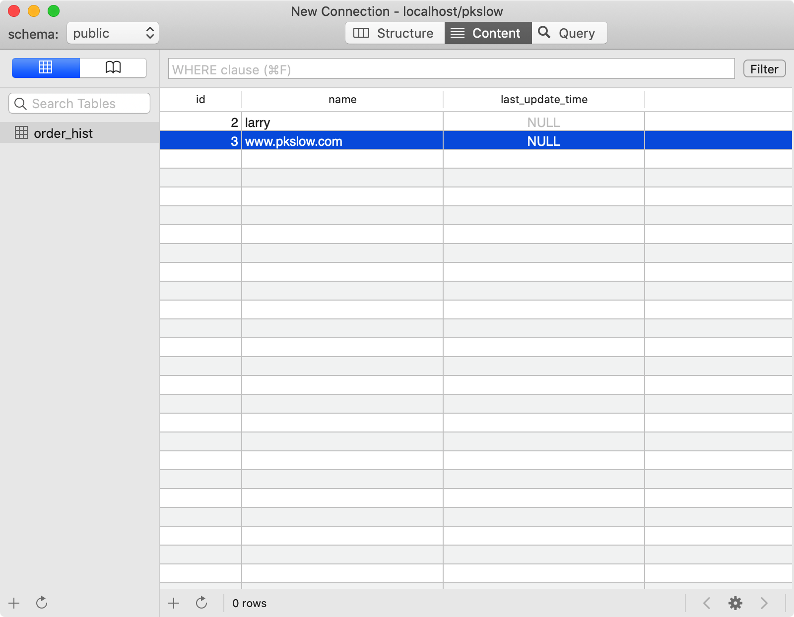 Docker中運行PostgreSQL并推薦幾款連接工具