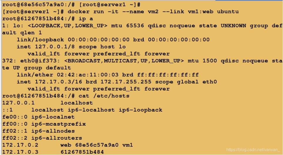 Docker容器間通信與外網(wǎng)通信的操作