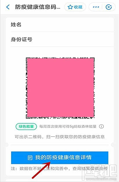 支付寶全國健康碼如何查看個人健康信息詳情？