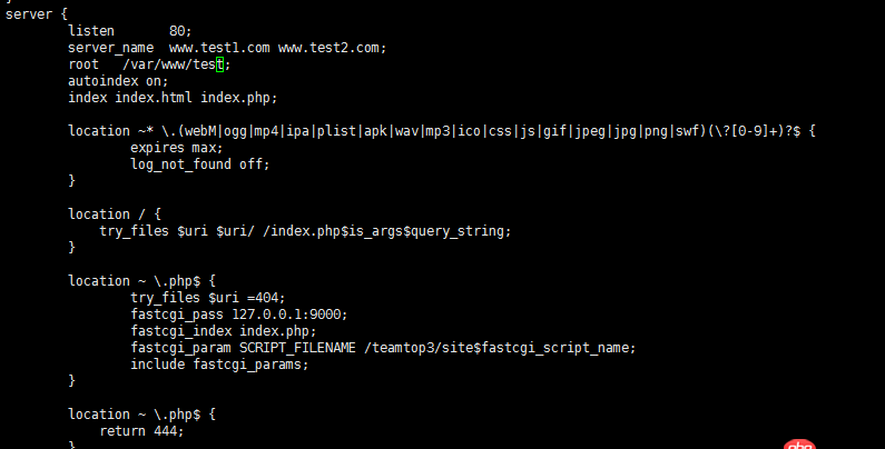 nginx中更改server_name后無法訪問？