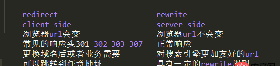 nginx中rewrite和redirect有什么區別呢?