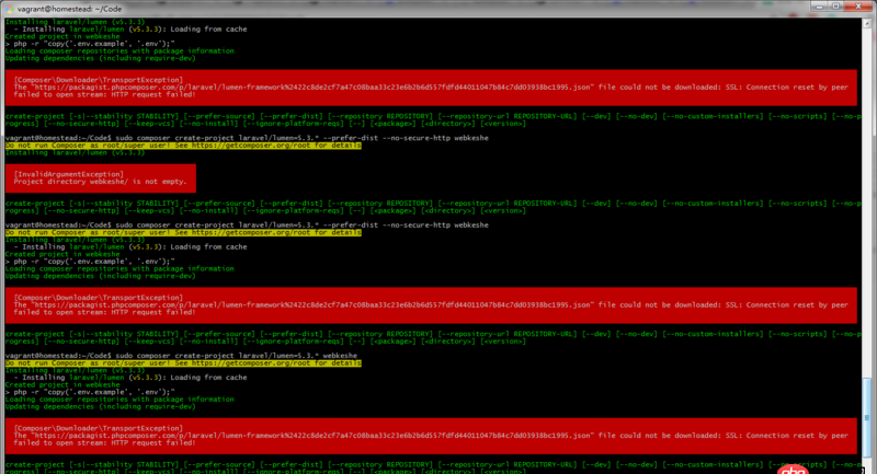 linux - composer 的SSL錯誤