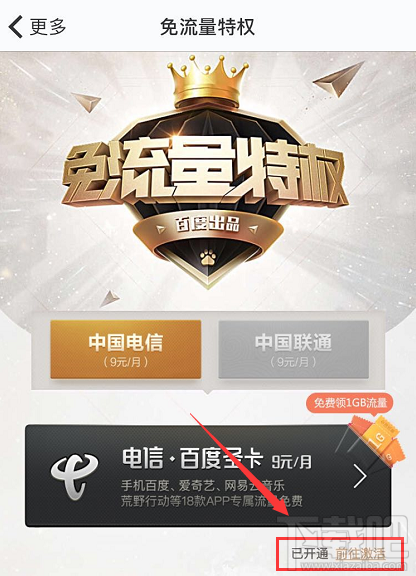 網易白金卡百度網盤怎么綁定激活免流服務？