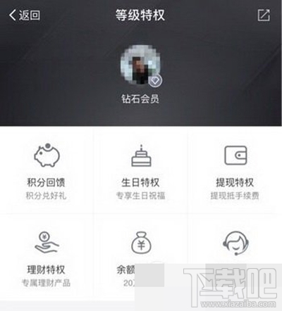 支付寶螞蟻花唄鉆石會員都有些什么特權(quán)?