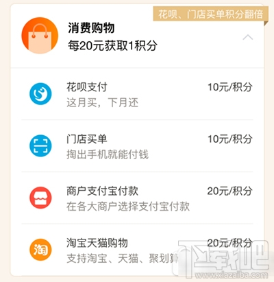 支付寶怎么獲得鉆石會員積分？